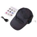 2015fashion black & gray baseball cap sun hat Bluetooth headset earphone headphone 