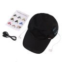 2015fashion black & gray baseball cap sun hat Bluetooth headset earphone headphone 