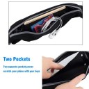 Mobile phone Edge Pouch Pack Sports Waist Bags With Belt Zipper Phone Case 