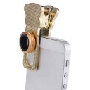 Phone Camera Lens 180 Degrees Fisheye Wide Angle Macro Camera Clip Lens Kit Set