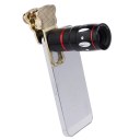 Phone Camera Lens 180 Degrees Fisheye Wide Angle Macro Camera Clip Lens Kit Set