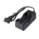 18650 Li-ion Rechargeable Battery Cell  New US Plug AC Wired Dual Charger 