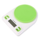 High quality white & green Household kitchen scales electronic scales