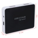 USB Hub Four Port with Cable USB2.0 Strip Usb Hub Splitter High Speed Adapter