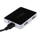 USB Hub Four Port with Cable USB2.0 Strip Usb Hub Splitter High Speed Adapter