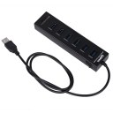 2 in1 USB Card Reader 2.0+ Super Speed USB 2.0 6 Port Splitter HUB Supports