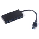 5Gbps Hi-Speed 4 Port 3.0 USB Hub For PC Notebook computer Splitter Adapter