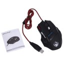 PC Lapto New Adjustable Agile 7 Buttons Optical USB Wired Gaming Game Mouse 