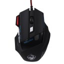 PC Lapto New Adjustable Agile 7 Buttons Optical USB Wired Gaming Game Mouse 