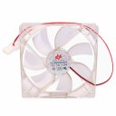 PC 12V 4Pin 12cm 120mm Transparent Color LED Case System Cooling Fan