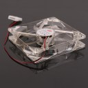 PC 12V 4Pin 12cm 120mm Transparent Color LED Case System Cooling Fan