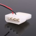 PC 12V 4Pin 12cm 120mm Transparent Color LED Case System Cooling Fan