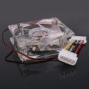 PC Computer Case Cooler 8cm with LED Lights Chassis Cooling Fan 