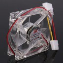 PC Computer Case Cooler 8cm with LED Lights Chassis Cooling Fan 