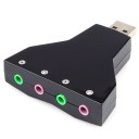 2015 Virtual 7.1 CH Channel USB 2.0 3D Audio Sound Card PC Laptop Mic Adapter 