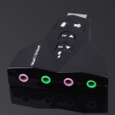 2015 Virtual 7.1 CH Channel USB 2.0 3D Audio Sound Card PC Laptop Mic Adapter 