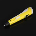 II Temperature Display 3D Printing Pen Yellow Blue ABS Material 3D Printing Pen