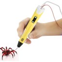 II Temperature Display 3D Printing Pen Yellow Blue ABS Material 3D Printing Pen