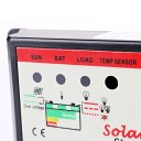 30A Solar Controller Black Mini Solar Controller Intelligent Home Appliances ABS