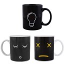 Magic Bulb Discoloration Ceramic Coffee Mug Heat Sensitiv