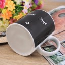 Magic Good Morning Discoloration Ceramic Coffee Mug Heat Sensitive Changing