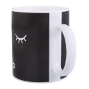 Magic Good Morning Discoloration Ceramic Coffee Mug Heat Sensitive Changing