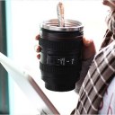 Camera Lens Stainless Steel Cup 24-105 Coffee Tea Travel Mug Thermos & Lens Lid