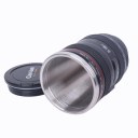 Camera Lens Stainless Steel Cup 24-105 Coffee Tea Travel Mug Thermos & Lens Lid