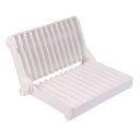 Kitchen Foldable Dish Plate Drying Rack Organizer Drainer Plastic Storage Holder