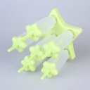 6 Cell Star Shape DIY Ice Cream Frozen Popsicle Maker Mold Icepop Block