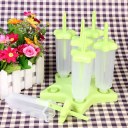 6 Cell Star Shape DIY Ice Cream Frozen Popsicle Maker Mold Icepop Block