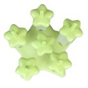 6 Cell Star Shape DIY Ice Cream Frozen Popsicle Maker Mold Icepop Block