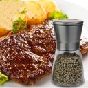 Stainless Steel Salt Pepper Mill Grinder Seasoning Home Kitchen Tools with Stand