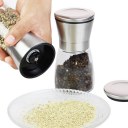 Stainless Steel Salt Pepper Mill Grinder Seasoning Home Kitchen Tools with Stand