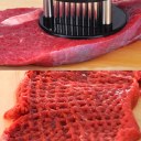 Professional Stainless Steel 56-Pin Round Loose Meat Needle Beef Steak Tendon