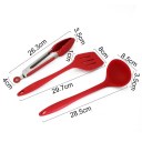 10Pcs/set Silicone Heat Resistant Kitchen Cooking Utensils Non-Stick Baking Tool