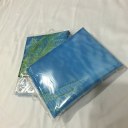 Sea Big Turtle Family Bathroom Shower Curtain Simple Ring Pull Easy To Install