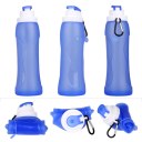 Foldable Water Bottle Leak Proof Silicone Sports Bottle Outdoor Foldable Bottles