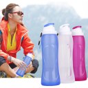 Foldable Water Bottle Leak Proof Silicone Sports Bottle Outdoor Foldable Bottles