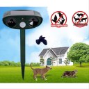 Solar Power Ultrasonic Signals Animal Repeller Outdoor Bird Mouse Expeller Green