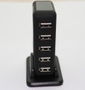 7 Port USB 2.0 High-Speed HUB Powered + AC Adapter Free