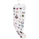 80 Pocket Jewelry Hanging Storage Organizer Holder Earring Bag Pouch Display New