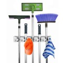 Garden Kitchen Multi-purpose MOP Broom Holder Wall Mounted Support Organizer