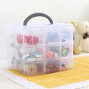 Transparent Plastic Makeup Organizer Boxes Travel Storage Case Portable