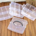 Transparent Plastic Makeup Organizer Boxes Travel Storage Case Portable