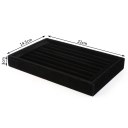 Beauty Jewellery Ring Earrings Display Storage Box Tray Holder Organizer Case