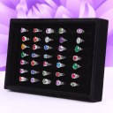 Beauty Jewellery Ring Earrings Display Storage Box Tray Holder Organizer Case