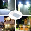 36 Bright LED Solar Powered Motion Sensor Light Weatherproof Patio Wall Lamp