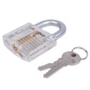 Locksmith Practice Padlocks Lock Pick Training Trainer Pick  with Two Keys