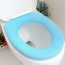 1xBathroom Warmer Toilet Seat Pad Mat+1 x Soft Closestool Washable Lid Top Cover